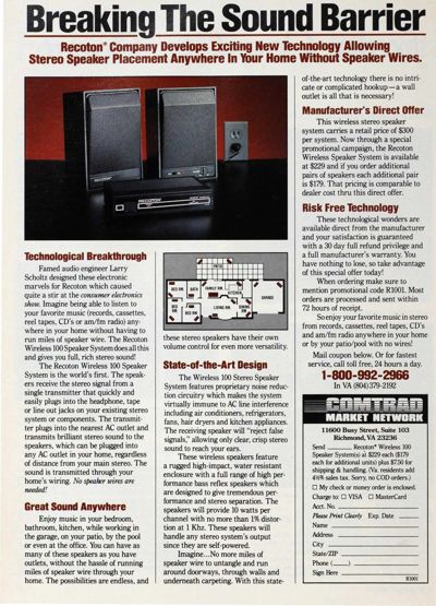 Breaking The Sound Barrier